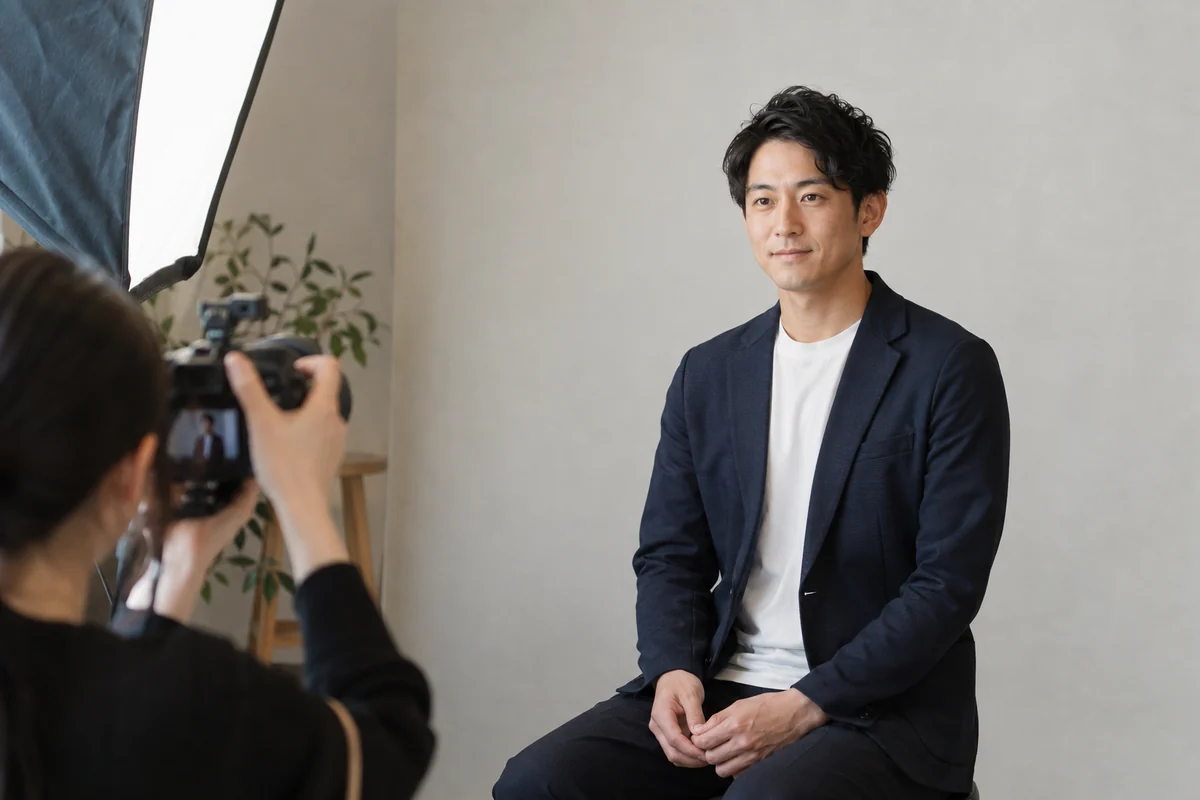 写真撮影とプロフィール作成の準備